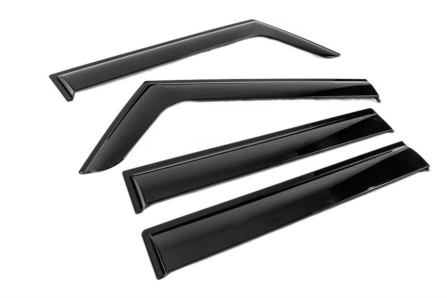 Jeep Wrangler 2007-2017 Deflectores de Ventana Niken Luxury (4 uds) Foto 3
