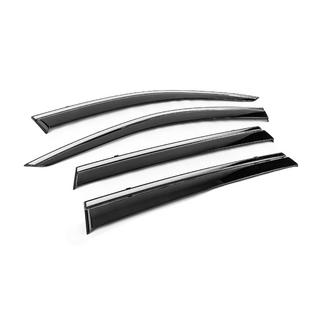 Deflectores de Ventana con Moldura Cromada Niken Luxury (4 uds) Jeep Cherokee KL 2013- foto 3