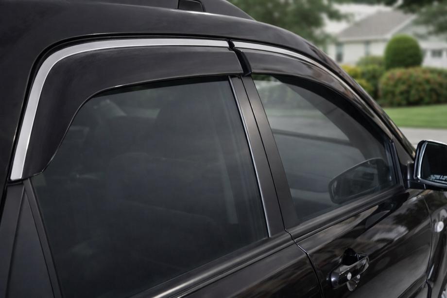 Kia Sportage 2004-2010 Deflectores de Ventana con Moldura Cromada Niken Luxury (4 uds) Foto 1