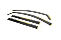 Mitsubishi L200 2015-2024 Deflectores de aire encastrables Niken Luxury (4 uds) foto 2