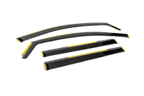 Mitsubishi L200 2015-2024 Deflectores de aire encastrables Niken Luxury (4 uds) foto 3