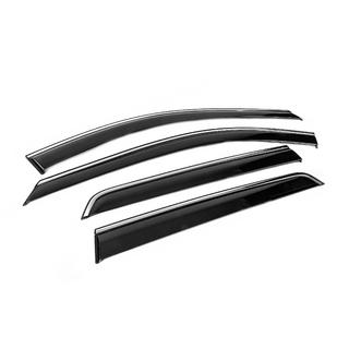 Deflectores de Ventana con Moldura Cromada Niken Luxury (4 uds) Nissan Pathfinder R53 2021- foto 3