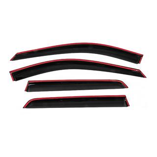 Deflectores de Ventana con Moldura Cromada Niken Luxury (4 uds) Nissan Pathfinder R53 2021- foto 4