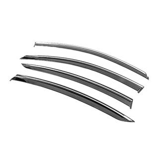 Deflectores de Ventana con Moldura Cromada Niken Luxury (SD/HB, 2013-2017, 4 uds) Opel Insignia 2008-2017 foto 2