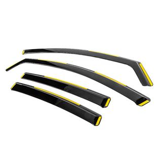 Deflectores de viento insertables Niken Luxury (SD/HB, 2008-2013, 4 uds) Opel Insignia 2008-2017 foto 2