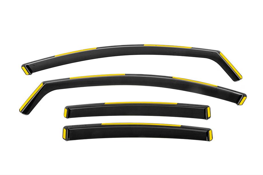 Opel Insignia 2008-2017 Deflectores de viento insertables Niken Luxury (SD/HB, 2008-2013, 4 uds) Image