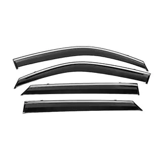 Deflectores de Ventana con Moldura Cromada Niken Luxury (4 uds)