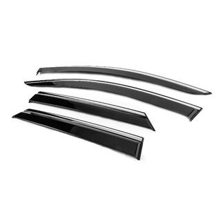 Deflectores de Ventana con Moldura Cromada Niken Luxury (4 uds) Peugeot 3008 2016-2023 foto 2