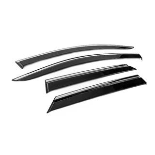 Deflectores de Ventana con Moldura Cromada Niken Luxury (4 uds) Peugeot 3008 2016-2023 foto 3