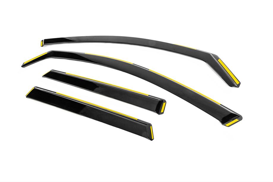 Audi A6 C7 2011-2017 Deflectores de ventanilla de encaje interior Niken Luxury (Avant, 4 uds.) Foto 2