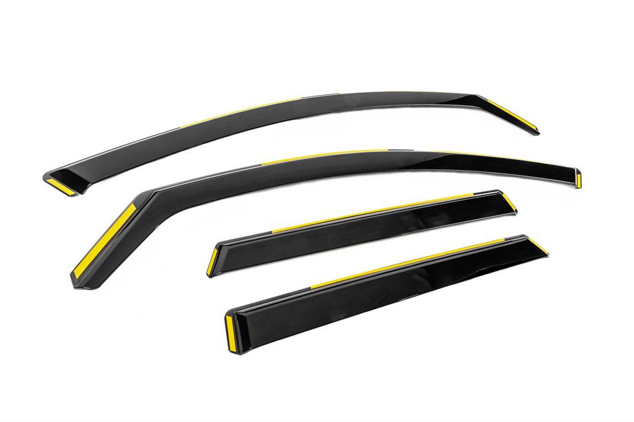 Audi A6 C7 2011-2017 Deflectores de ventanilla de encaje interior Niken Luxury (Avant, 4 uds.) Foto 3