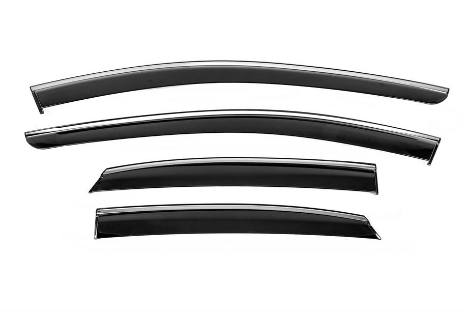 Toyota bZ3 2023- Deflectores de Ventana con Moldura Cromada Niken Luxury (4 uds) Image