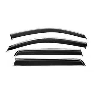 Deflectores de Ventana con Moldura Cromada Niken Luxury (2011-2015, 4 uds) Toyota Hilux 2006-2015 foto 1