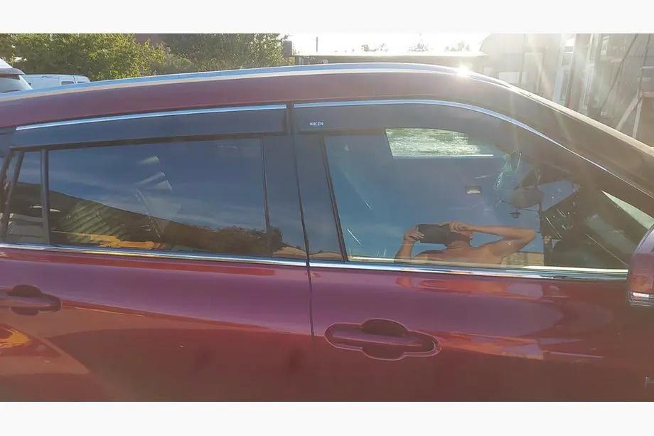 Toyota Highlander 2019- Deflectores de Ventana con Moldura Cromada Niken Luxury (4 uds) Foto 8