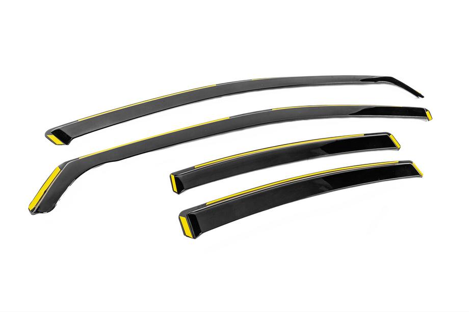 Toyota Camry 2024- Deflectores de aire encastrables Niken Luxury (4 uds) Foto 3