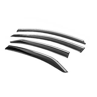 Deflectores de Ventana con Moldura Cromada Niken Luxury (4 uds) Toyota Corolla 2013-2019 foto 3