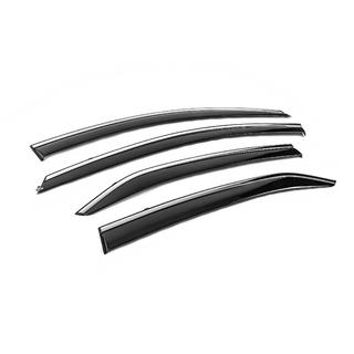 Deflectores de Ventana con Moldura Cromada Niken Luxury (4 uds) Toyota Corolla 2013-2019 foto 4