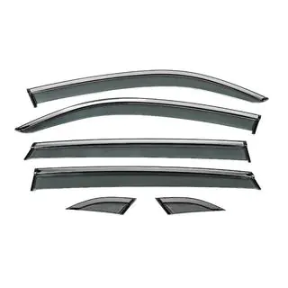 Deflectores de ventana Niken Luxury con moldura cromada (para Terramont X, 6 uds) foto 1
