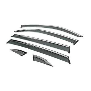 Deflectores de ventana Niken Luxury con moldura cromada (para Terramont X, 6 uds) foto 2