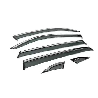 Deflectores de ventana Niken Luxury con moldura cromada (para Terramont X, 6 uds) foto 3