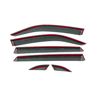 Deflectores de ventana Niken Luxury con moldura cromada (para Terramont X, 6 uds) foto 4