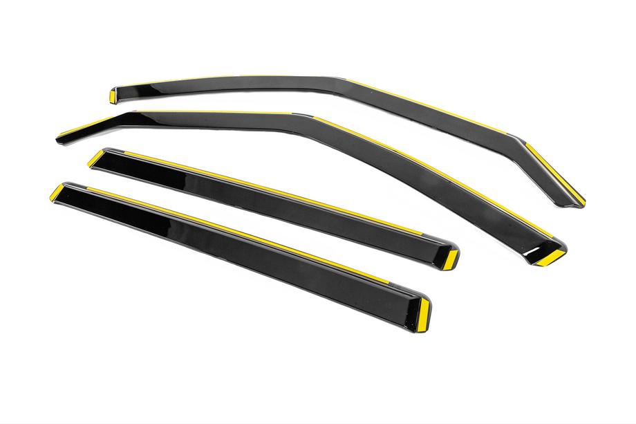 Opel Zafira C Tourer 2011-2019 Deflectores de aire encastrables Niken Luxury (4 uds) Foto 2