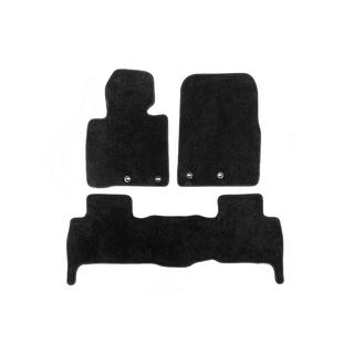 Alfombrillas de moqueta Deluxe V-2 (2012-2021, Negro) Toyota Land Cruiser 200 2007-2021 foto 2