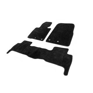 Alfombrillas de moqueta Deluxe V-2 (2012-2021, Negro) Toyota Land Cruiser 200 2007-2021 foto 1