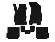Audi A4 B5 1994–2001 Alfombrillas textiles Deluxe (Avant, negras) foto 1