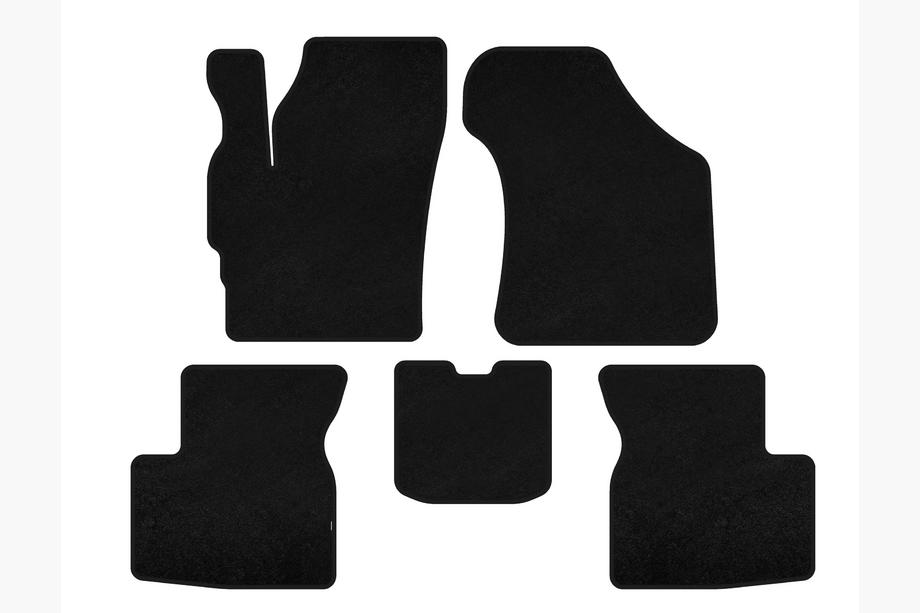 Chery QQ 2003-2022 Alfombrillas de moqueta Deluxe (Negro) Image