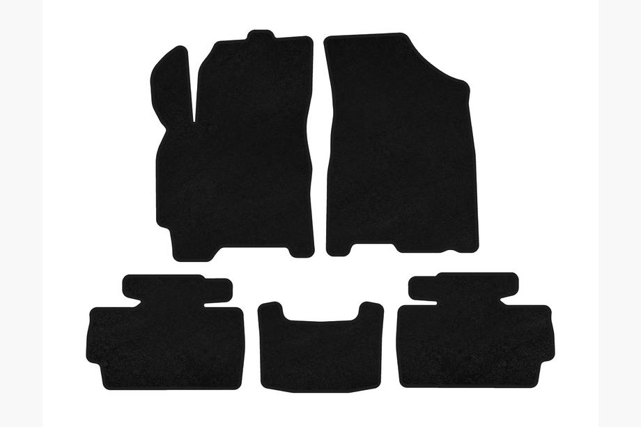 Chery Tiggo 2 2014- Alfombrillas de moqueta Deluxe (Negro) Image