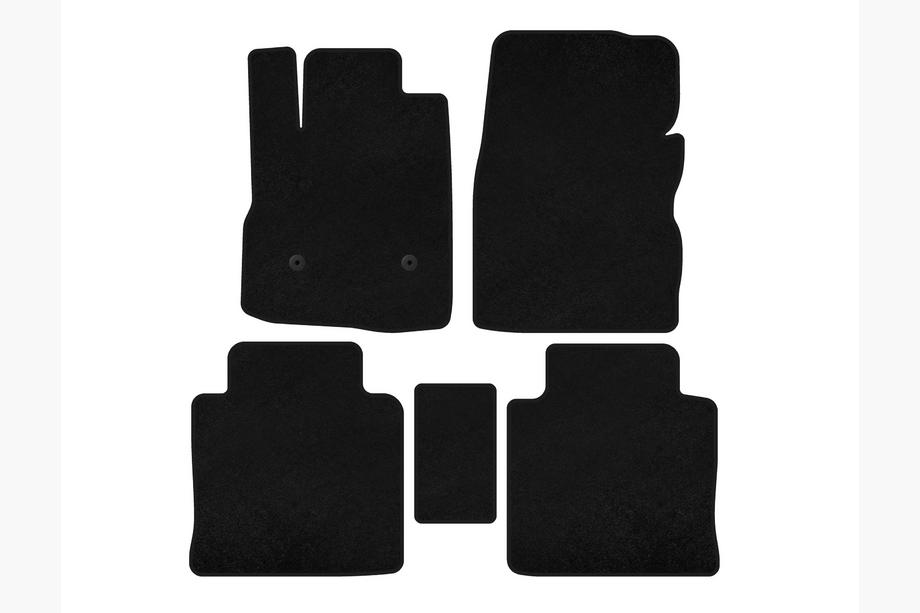 Chevrolet Equinox 2009-2016 Alfombrillas de moqueta Deluxe (2009-2015, Negro) Image