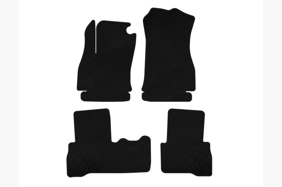 Citroen Nemo 2007-2017 Alfombrillas de moqueta Deluxe (Negro) Image