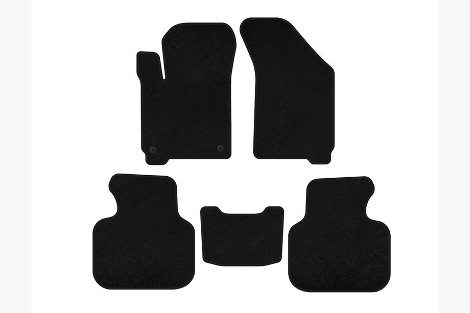 Dodge Journey 2008-2020 Alfombrillas de moqueta Deluxe (2008-2011, Negro) Image