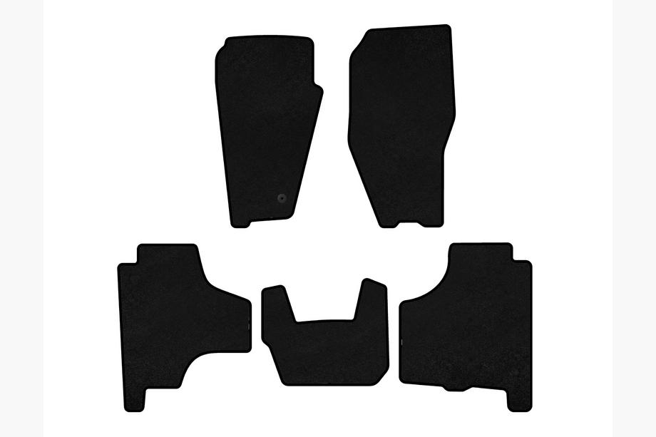 Dodge Nitro 2006-2011 Alfombrillas de moqueta Deluxe (Negro) Image