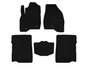 Ford Explorer 2011-2019 Alfombrillas textiles Deluxe (2017-2019, 2ª fila, 7 plazas, negro) foto 1