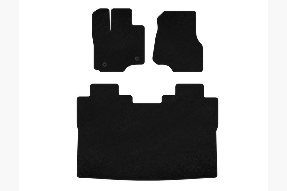 Ford F-150 2014-2021 Alfombrillas de moqueta Deluxe (Raptor, Negro) Image