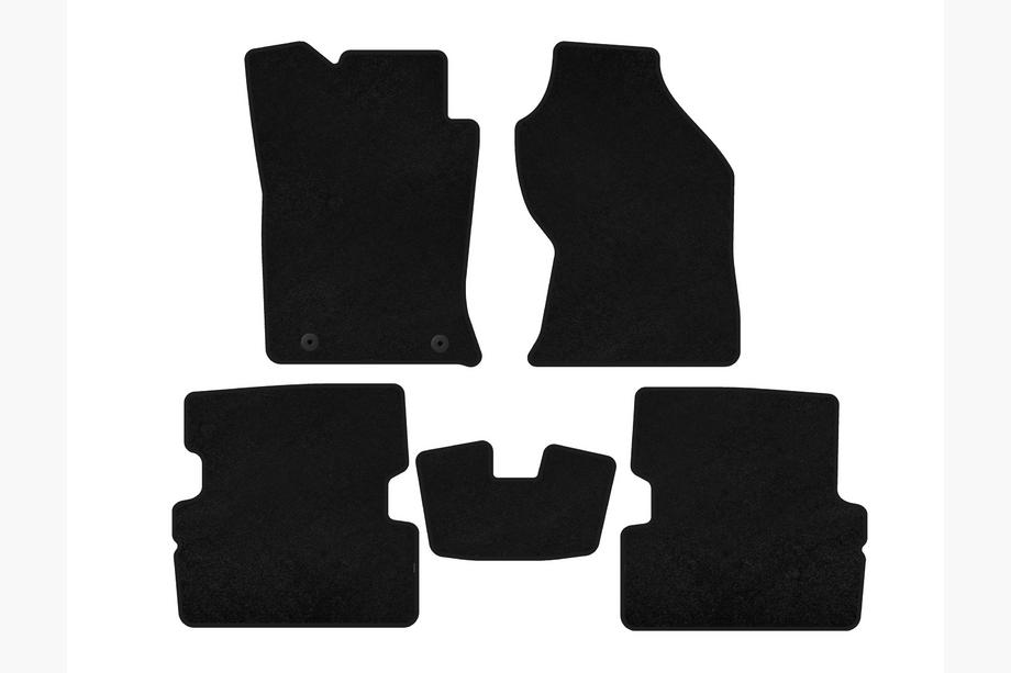 Ford Focus I 1998-2005 Alfombrillas de moqueta Deluxe (2001-2005, SW, negro) Image
