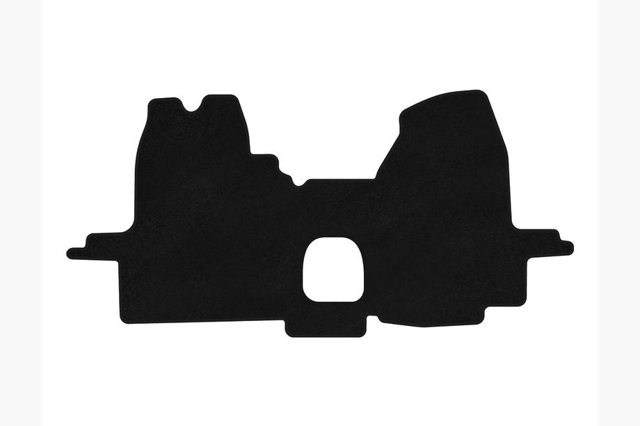 Ford Transit 2000–2014 Alfombrillas de moqueta Deluxe (2000-2006, negro) Image