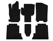 Honda FR-V 2004-2009 Alfombrillas de moqueta Deluxe (Negro) foto 1