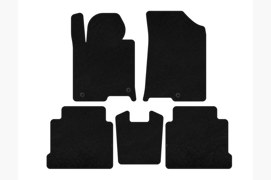 Hyundai Sonata LF 2014-2019 Alfombrillas textiles Deluxe (negro) Image