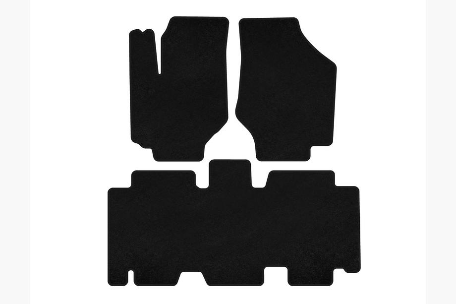 Hyundai Trajet 2000-2007 Alfombrillas de moqueta Deluxe (Negro) Image