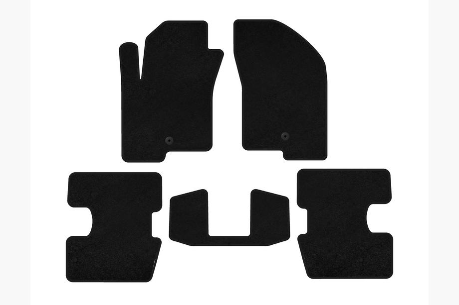 Jeep Patriot 2007-2016 Alfombrillas de moqueta Deluxe (Negro) Image
