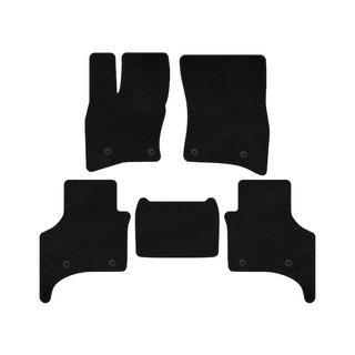 Alfombrillas de moqueta Deluxe (5 puertas, negro)