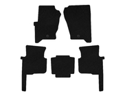 Land Rover Discovery III 2004–2009 Alfombrillas de moqueta Deluxe (Negro) foto 1