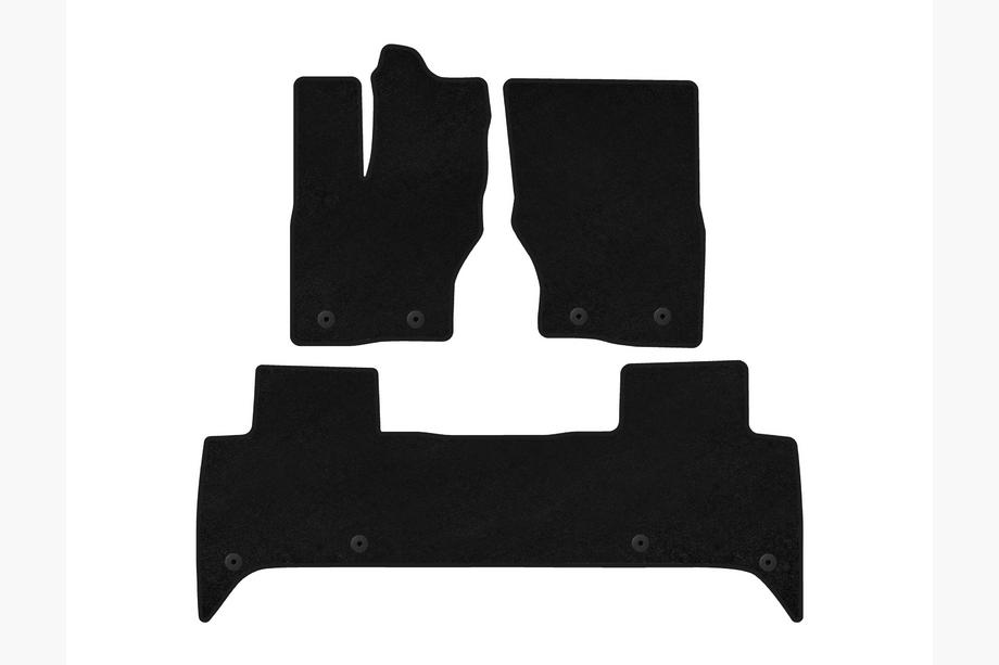 Land Rover Discovery V 2017- Alfombrillas de tela Deluxe (5 plazas, negro) Image