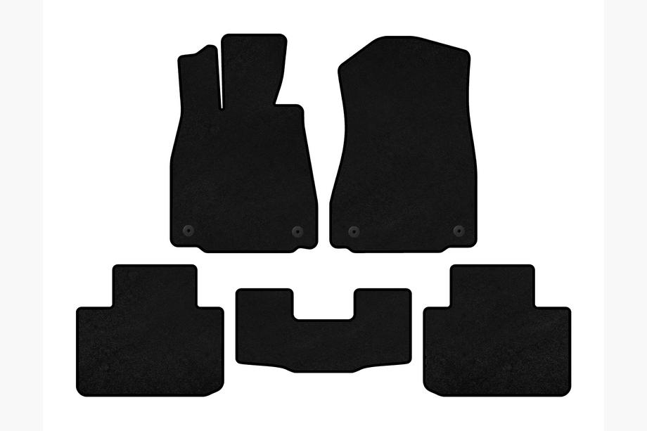 Lexus IS 2013- Alfombrillas de moqueta Deluxe (2WD, negro) Image