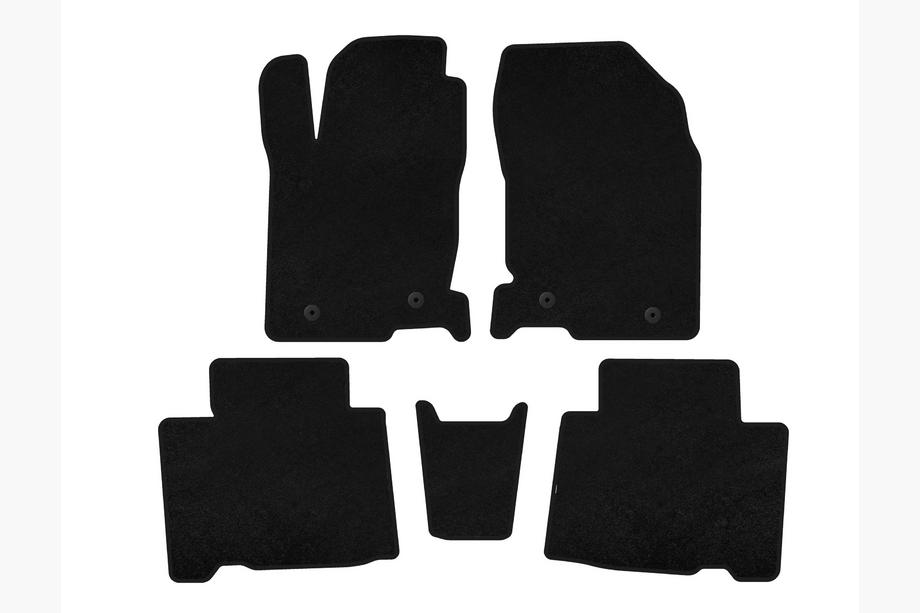 Lexus NX 2014-2021 Alfombrillas de moqueta Deluxe (Negro) Image