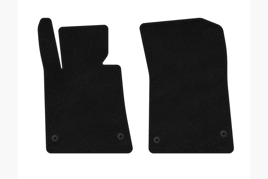 Mercedes SLK R172 2011-2016 Alfombrillas de moqueta Deluxe (Roadster, Negro) Image