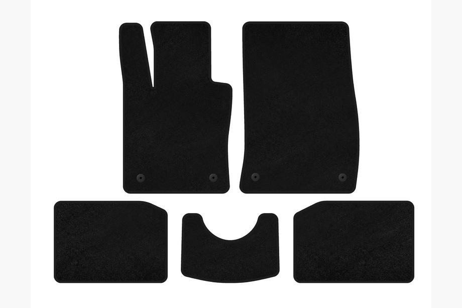 Mini Countryman R60 2010-2017 Alfombrillas de tela Deluxe (acabado SD, negro) Image